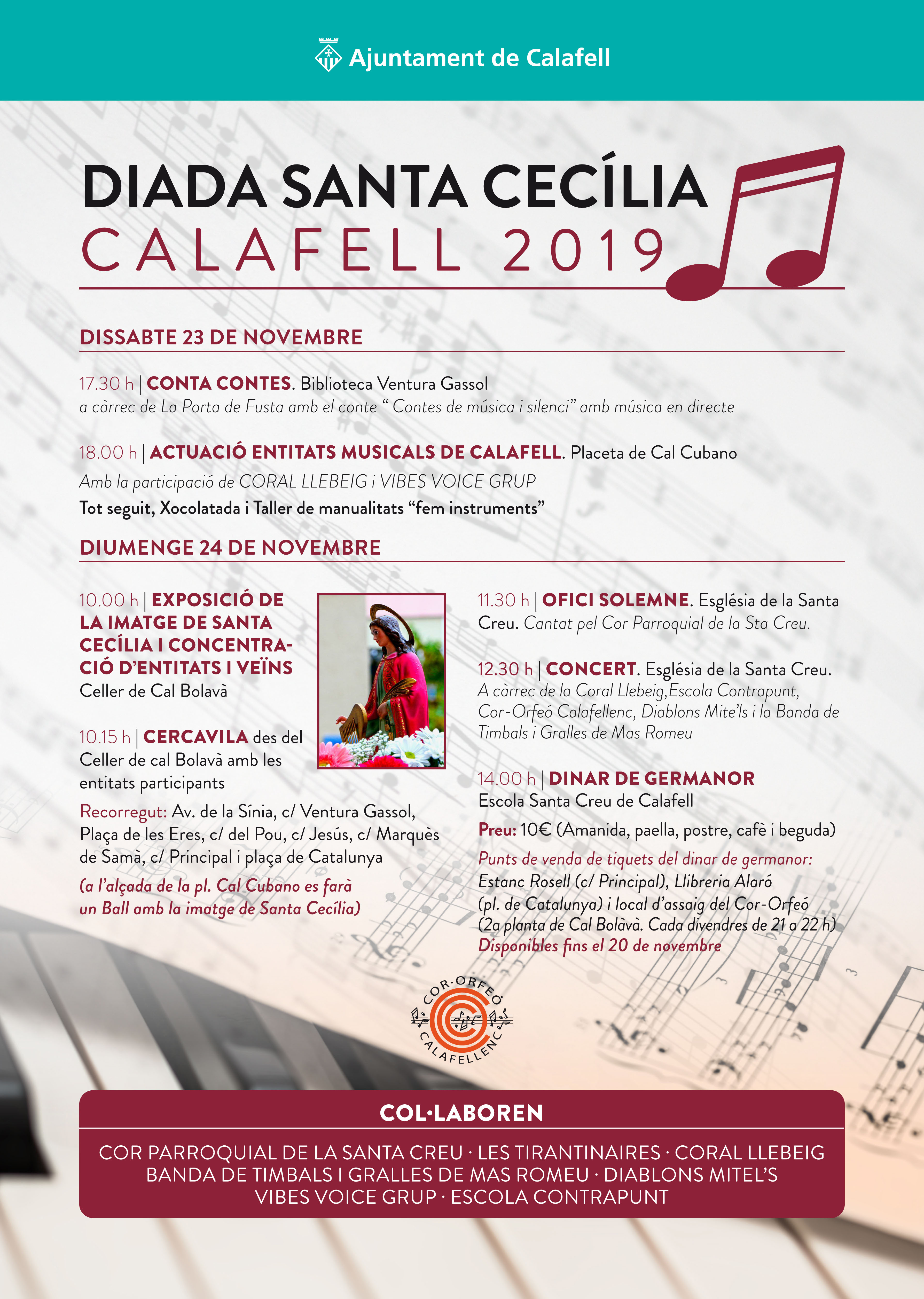 santa cecilia 2019
